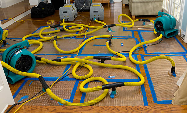 Professional Burst Pipe Water Damage technician working in Augusta, WI